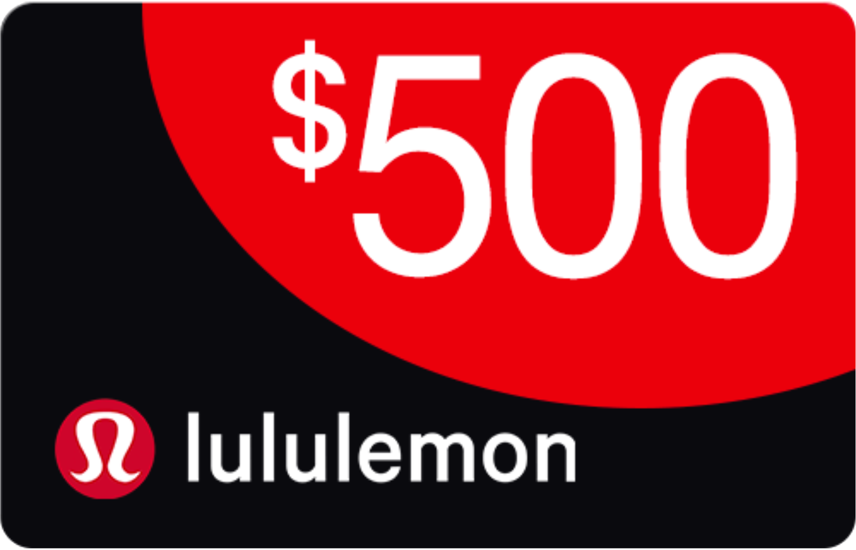 Lululemon $500 card